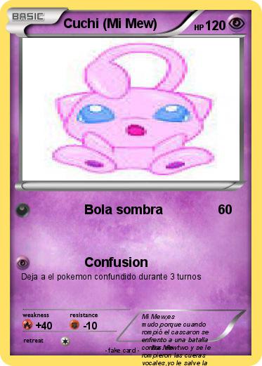 Pokemon Cuchi (Mi Mew)