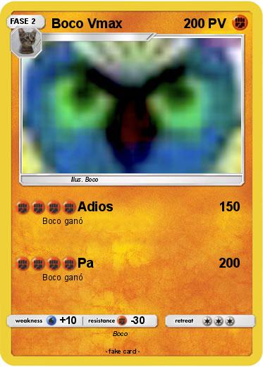 Pokemon Boco Vmax