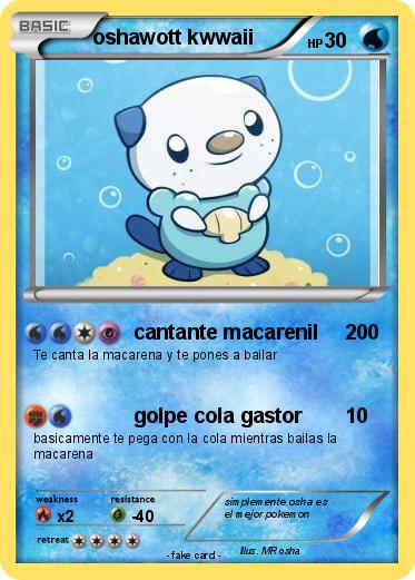 Pokemon oshawott kwwaii