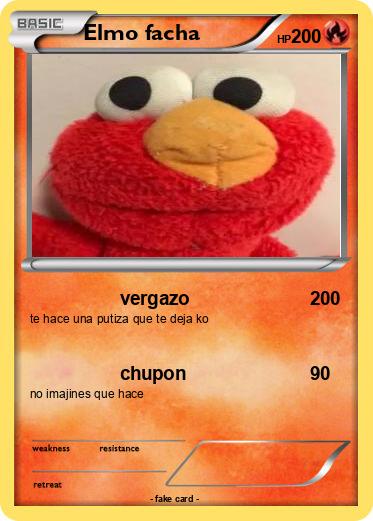 Pokemon Elmo facha