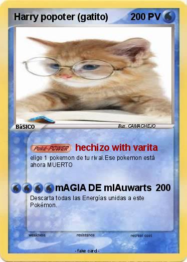 Pokemon Harry popoter (gatito)