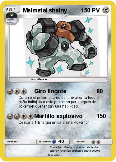 Pokemon Melmetal shainy