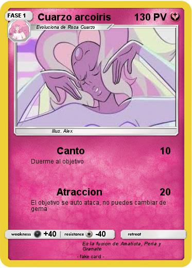 Pokemon Cuarzo arcoiris