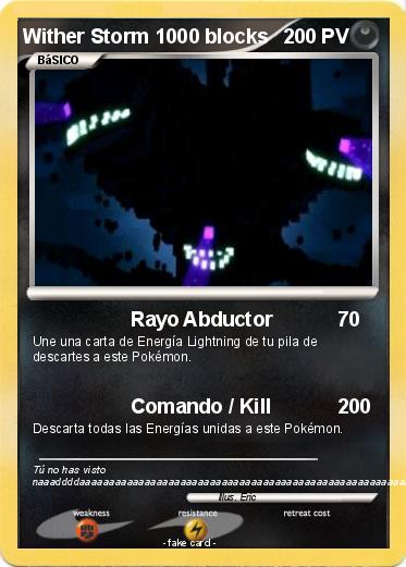 Pokemon Wither Storm 1000 blocks