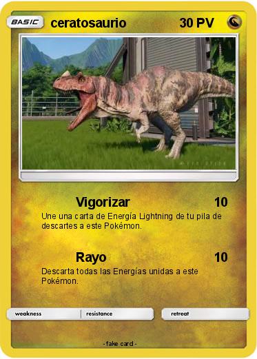 Pokemon ceratosaurio