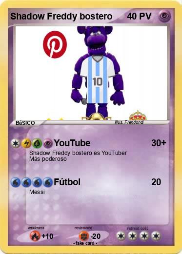 Pokemon Shadow Freddy bostero