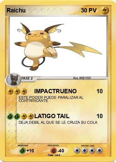 Pokemon Raichu