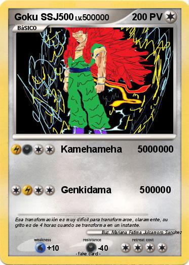 Pokemon Goku SSJ500