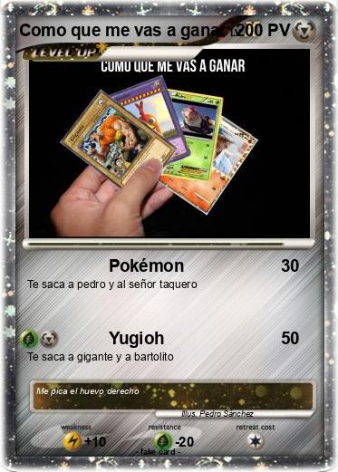 Pokemon Como que me vas a ganar