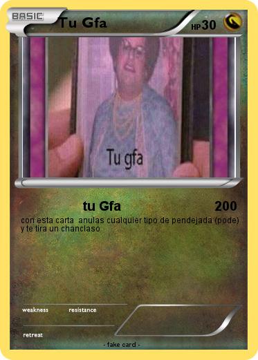 Pokemon Tu Gfa