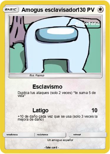 Pokemon Amogus esclavisador