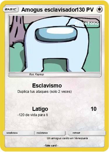 Pokemon Amogus esclavisador