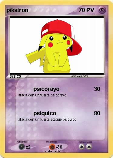 Pokemon pikatron