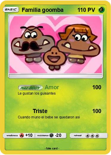 Pokemon Familia goomba