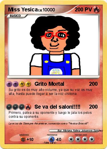 Pokemon Miss Yesica