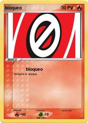 Pokemon bloqueo