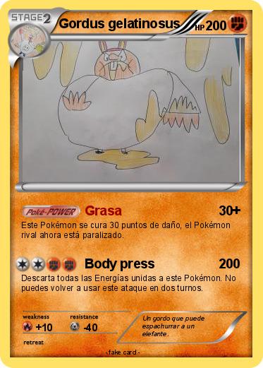 Pokemon Gordus gelatinosus