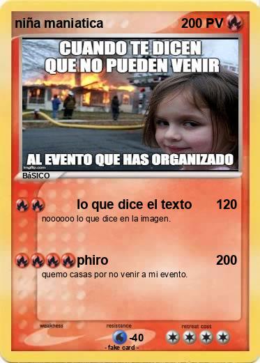 Pokemon niña maniatica