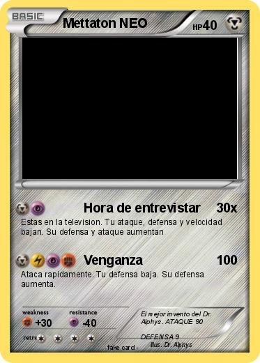 Pokemon Mettaton NEO