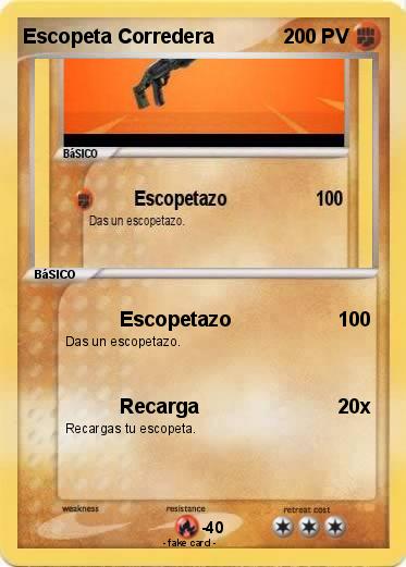 Pokemon Escopeta Corredera