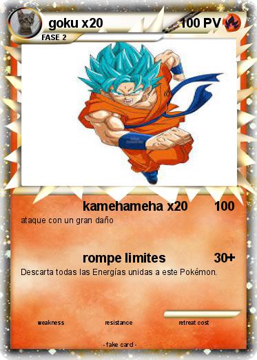 Pokemon goku x20