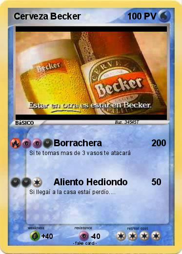 Pokemon Cerveza Becker