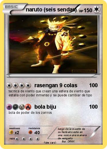 Pokemon naruto (seis sendas)