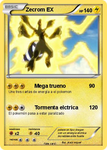 Pokemon Zecrom EX