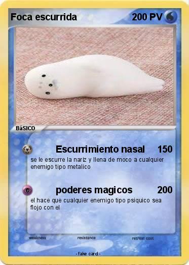 Pokemon Foca escurrida