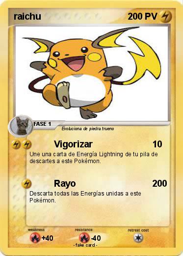 Pokemon raichu
