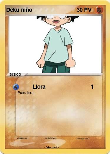 Pokemon Deku niño