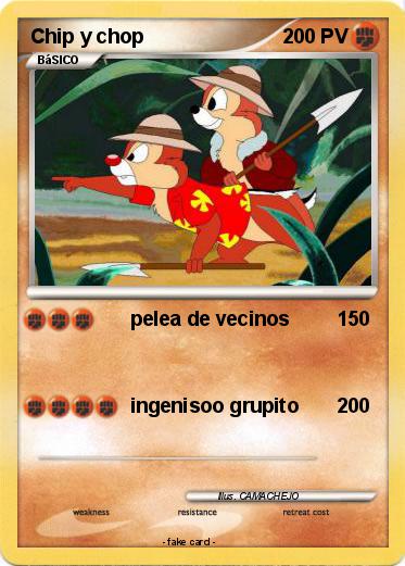 Pokemon Chip y chop