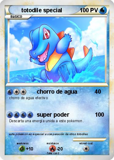 Pokemon totodile special