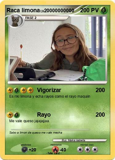 Pokemon Raca limona