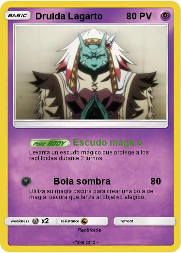 Pokemon Druida Lagarto