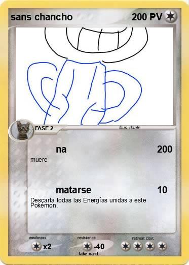 Pokemon sans chancho