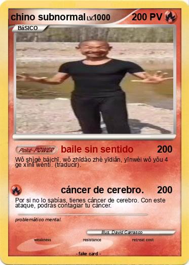 Pokemon chino subnormal