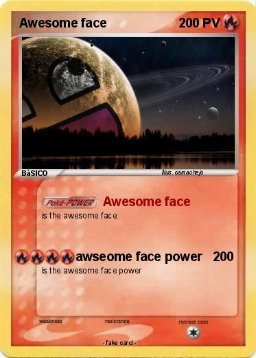 Pokemon Awesome face