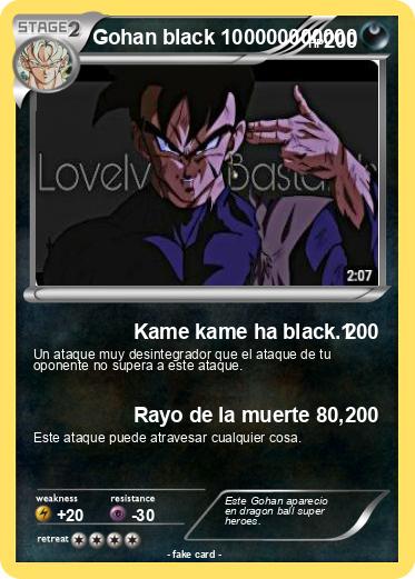 Pokemon Gohan black 100000000000