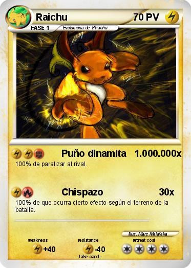 Pokemon Raichu