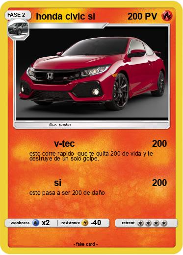 Pokemon honda civic si