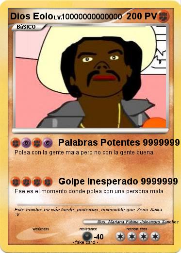 Pokemon Dios Eolo