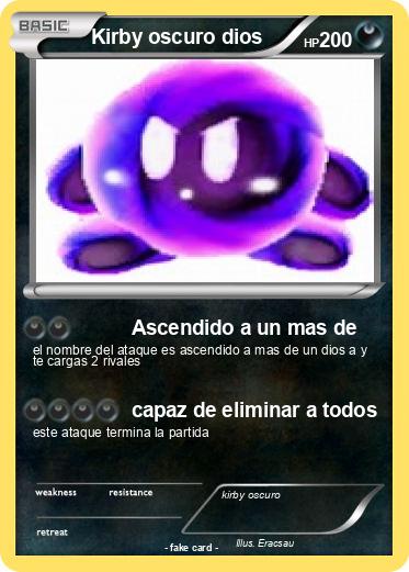Pokemon Kirby oscuro dios