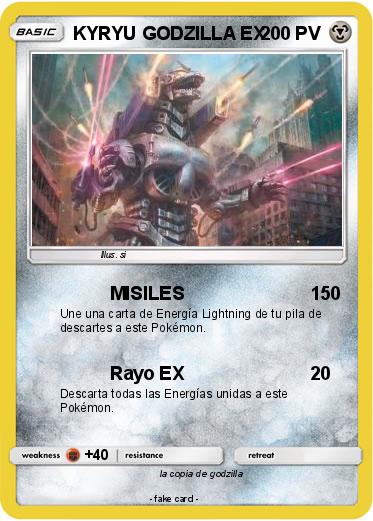 Pokemon KYRYU GODZILLA EX