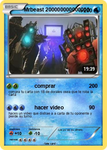 Pokemon Mrbeast 200000000000000
