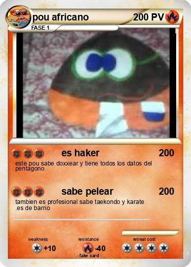 Pokemon pou africano