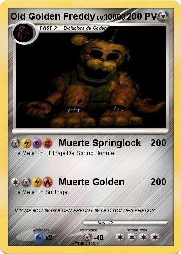 Pokemon Old Golden Freddy