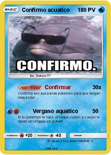 Pokemon Confirmo acuatico