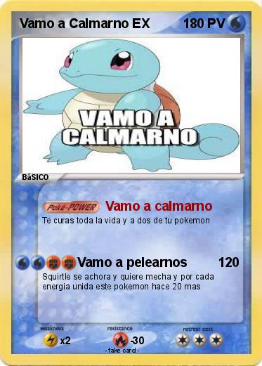 Pokemon Vamo a Calmarno EX