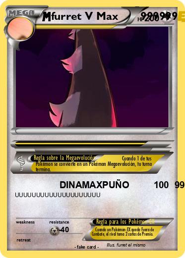 Pokemon furret V Max       999999